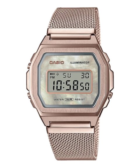 Casio Vintage Iconic Relógio Mulher A1000MCG-9EF