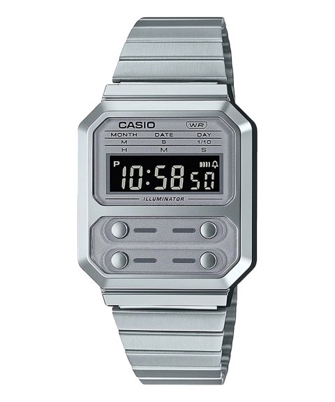 Casio Vintage Edgy Relógio A100WE-7BEF Casio Vintage Edgy Relógio A100WE-7BEF