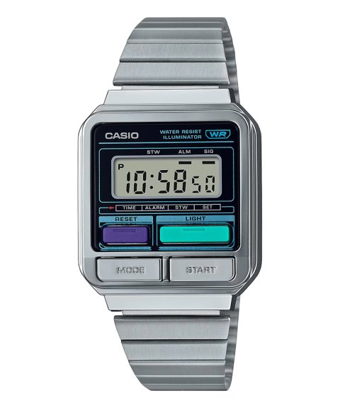 Casio Vintage Edgy Relógio A120WE-1AEF Casio Vintage Edgy Relógio A120WE-1AEF