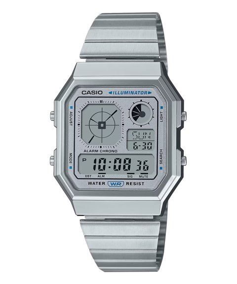 Casio Vintage Edgy Relógio A130WE-7AEF Casio Vintage Edgy Relógio A130WE-7AEF
