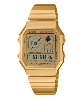 Casio Vintage Edgy Relógio A130WEG-9AEF