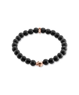 Thomas Sabo Black Skull Joia Pulseira Homem A1510-444-11-L17