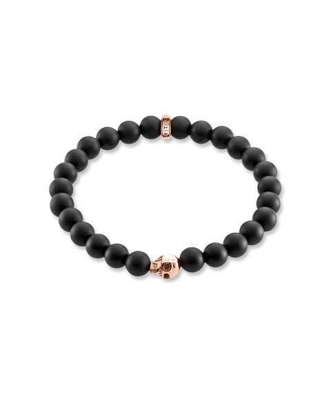 Thomas Sabo Black Skull Joia Pulseira Homem A1510-444-11-L17 Thomas Sabo Black Skull Joia Pulseira Homem A1510-444-11-L17