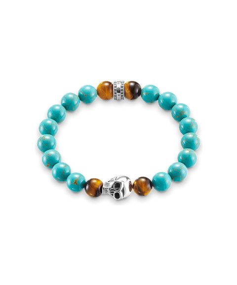 Thomas Sabo Ethnic Skull Joia Pulseira Homem A1560-936-17