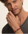 Thomas Sabo Ethnic Red Joia Pulseira A1681-062-10