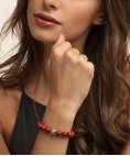 Thomas Sabo Ethnic Red Joia Pulseira A1681-062-10