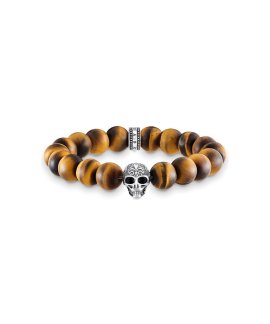 Thomas Sabo Power Bracelet Skull With Lily Joia Pulseira A1701-826-2-L18