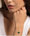 Thomas Sabo Cloverleaf Joia Pulseira Mulher A1766-478-6-L19 Thomas Sabo Cloverleaf Joia Pulseira Mulher A1766-478-6-L19