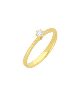 Davite Delucchi Joia Anel Ouro 18K e Diamante Mulher AA00226110SG