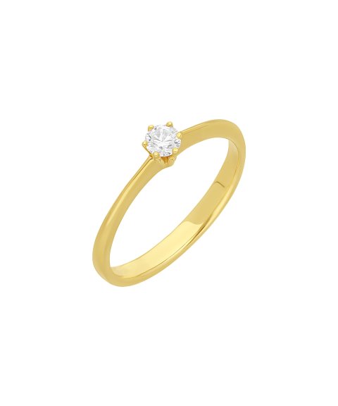 Davite Delucchi Joia Anel Ouro 18K e Diamante Mulher AA00226115SG