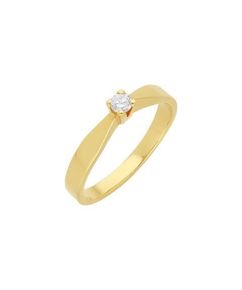 Davite Delucchi Joia Anel Ouro 18K e Diamante Mulher AA00300510SG