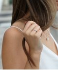Davite Delucchi Joia Anel Ouro 18K e Diamante Mulher AA0303920S Davite Delucchi Joia Anel Ouro 18K e Diamante Mulher AA0303920S