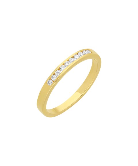 Davite Delucchi Joia Anel Ouro 18K e Diamante Mulher AA0303922S