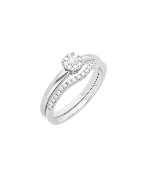 Davite Delucchi Joia Anel Ouro 18K e Diamante Mulher AA0306040S Davite Delucchi Joia Anel Ouro 18K e Diamante Mulher AA0306040S
