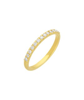 Davite Delucchi Joia Anel Ouro 18K e Diamante Mulher AA03084715