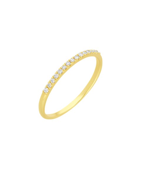 Davite Delucchi Joia Anel Ouro 18K e Diamante Mulher AA03084716