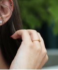Davite Delucchi Joia Anel Ouro 18K e Diamante Mulher AA03140011