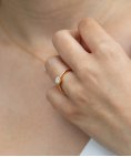 Davite Delucchi Joia Anel Ouro 18K e Diamante Mulher AA03140011