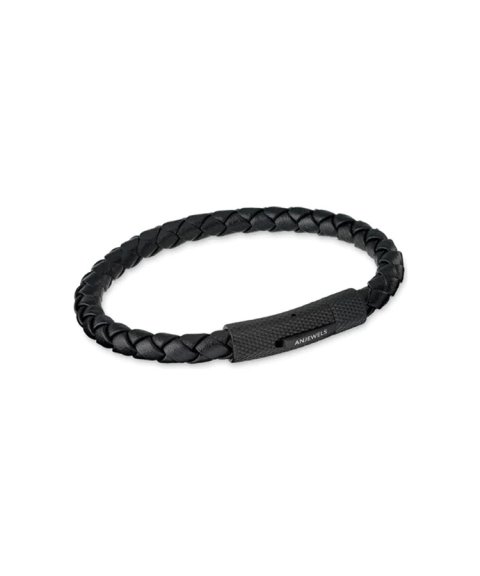 Anjewels Rider on the Storm Joia Pulseira Homem AA.P167BK.M Anjewels Rider on the Storm Joia Pulseira Homem AA.P167BK.M