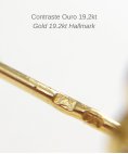 Portugal Jewels Conta de Viana em Ouro 19,2Kt com Lápis-Lazuli Joia Brincos Mulher AECT01200B