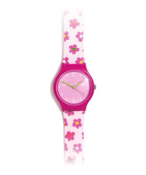 Agatha Ruiz de la Prada Flip Flores Raiadas Relógio Menina AGR378