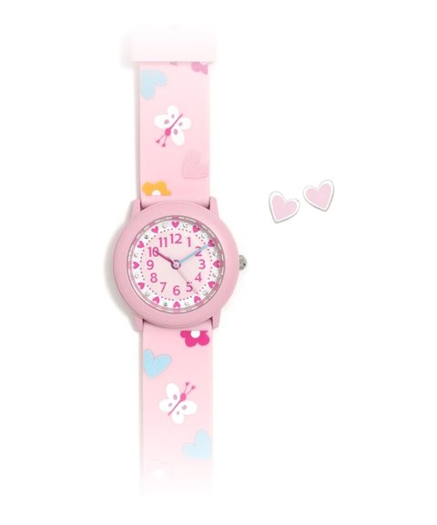 Agatha Ruiz de la Prada Bombón e Corações Relógio Brincos Set Menina AGR402+C