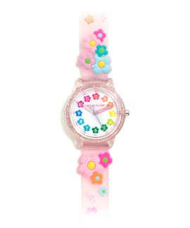 Agatha Ruiz de la Prada Gummy Flores Rosa Relógio Menina AGR409