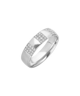 Pereirinha Emoção Joia Anel Aliança Ouro 19.2K e Diamantes Mulher AL7703236BAG