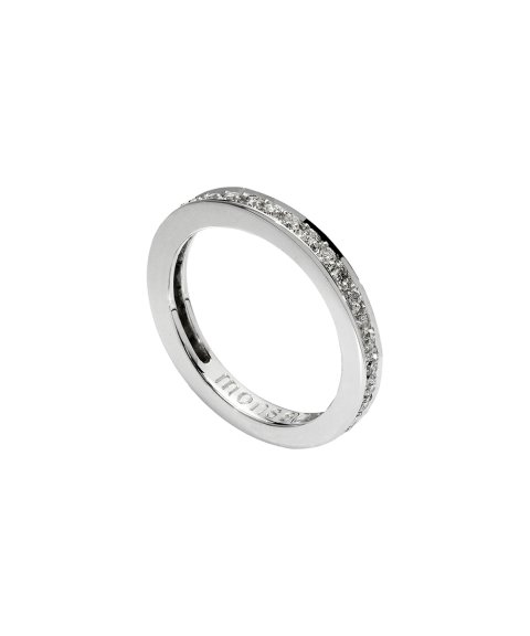 Monseo Moments Quadratu 001 Joia Anel Ouro 19.2K e Diamante Mulher AN1660