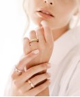 Monseo Cosmopolitan Joia Anel Ouro 19.2K e Diamantes Mulher AN1679A