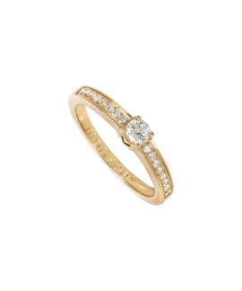Monseo Eternal Love Joia Anel Ouro 19.2K e Diamantes Mulher AN2435C