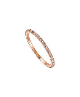 Monseo Moments Lovely Joia Anel Aliança Ouro 19.2K e Diamantes Mulher AN2450A