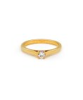 Monseo Eternal Joia Anel Ouro 19.2K e Diamante Mulher AN2486Z