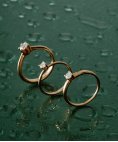 Monseo Eternal Love Joia Anel Ouro 19.2K e Diamante Mulher AN2513A
