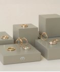 Monseo Eternal Joia Anel Ouro 19.2K e Diamante Mulher AN2565A