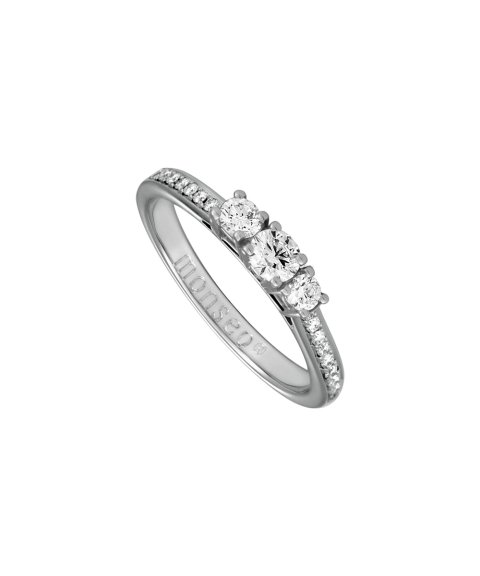 Monseo Eternal Joia Anel Ouro 19.2K e Diamante Mulher AN2565B Monseo Eternal Joia Anel Ouro 19.2K e Diamante Mulher AN2565B