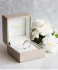 Monseo Eternal Joia Anel Ouro 19.2K e Diamante Mulher AN2565B