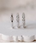 Monseo Eternal Joia Anel Ouro 19.2K e Diamante Mulher AN2565B