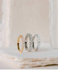 Monseo Moments Eternity Joia Anel Ouro 19.2K e Diamantes Mulher AN2602A