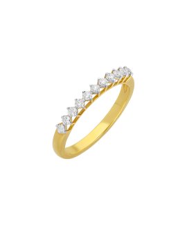 Pereirinha Emoção Joia Anel Ouro 19.2K e Diamantes Mulher AN4518A