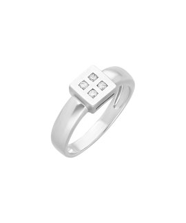 Pereirinha Emoção Joia Anel Ouro 19.2K e Diamantes Mulher ANBR40355