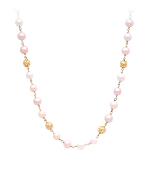 Portugal Jewels Contas de Viana em Ouro 19,2Kt com Pérolas Joia Colar Mulher ANCT02977W