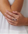Uno de 50 Promises Love Her Joia Anel Mulher ANI0567RSAMTL Uno de 50 Promises Love Her Joia Anel Mulher ANI0567RSAMTL