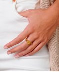 Uno de 50 Nail Joia Anel Mulher ANI0586ORO Uno de 50 Nail Joia Anel Mulher ANI0586ORO