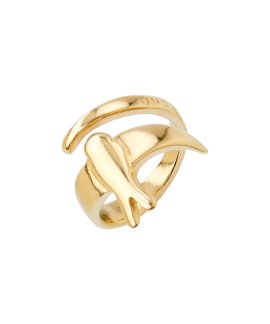 Uno de 50 Japan Come Fly with Me Joia Anel Mulher ANI0623ORO000
