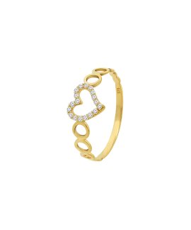 Time Road Joia Anel Ouro 9K Mulher AR00101