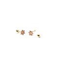 PDPaola Les Petites Rose Peony Joia Brincos Mulher AR01-284-U