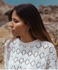 Mesh Pear Joia Brincos Mulher ARG0007 Mesh Pear Joia Brincos Mulher ARG0007