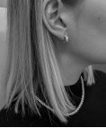 Mesh Curl Joia Brincos Mulher ARG050