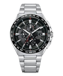 Citizen H800 Sport Super Titanium Radiocontrolado Relógio Cronógrafo Homem AT8234-85E